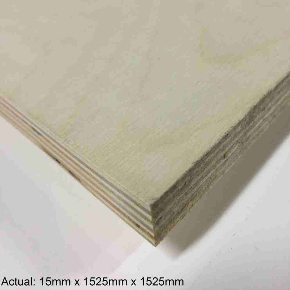 5/8 5 x 5 Baltic Birch (11 ply) BB/BB Plywood