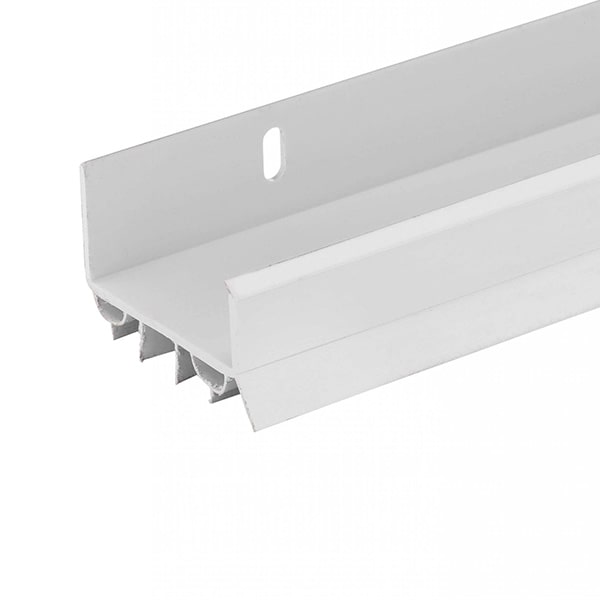 Brown Sweep Plastic Door Bottom P-6-BR