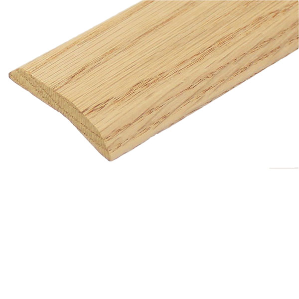 W 1568u 6' oak carpet edging unfinished