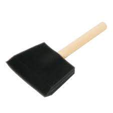 4" foam brush