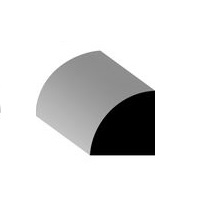 WM 108  1/2 x 1/2 Pine quarter round molding /ft.