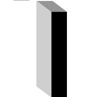 WM 267 1/4 x 1 3/8 Pine lattice molding /ft.