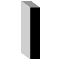 WM 268  1/4 x 1 1/8 Pine lattice molding /ft.