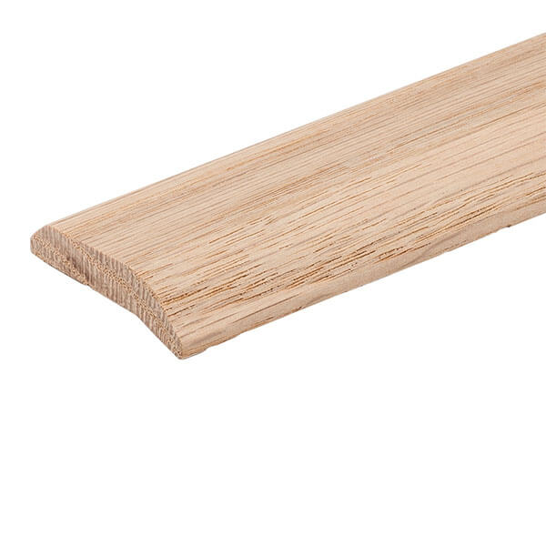 W 1560u 1 1/2" x 6' oak carpet bar unfinished