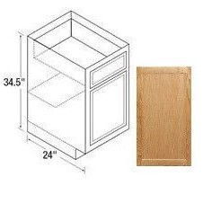 24B Base Cabinet Chadwood Oak Kitchen Kompact