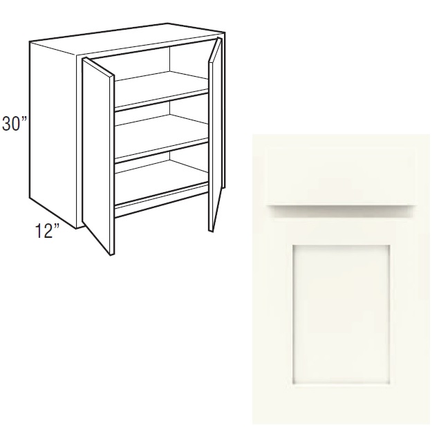 W3030 Wall Cabinet Classic Snow Woodward