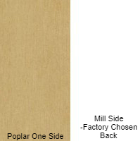 1/4 4 X 8 VC POPLAR / MILL SHOP