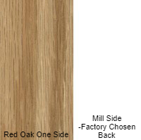 1 in 4 x 8 COMBO CORE VC MDF RED_OAK / WHITE PLASTIC SHOP
