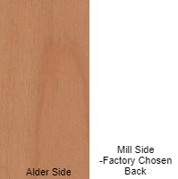3/4 4 X 8 MDF ALDER  / MILL SHOP