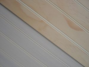1/4 4 x 8 Rev Beaded  2"OC Pine 1.6"OC Primed *** 4 x 6