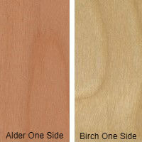 1/2 4 X 8 COMBO CORE VC MDF ALDER / BIRCH SHOP