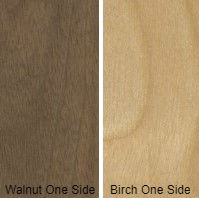 1/2 4 X 8 VC WALNUT / BIRCH SHOP UV WALNUT