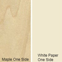 3/4 4 X 8 VC MAPLE / WHITE PAPER SHOP
