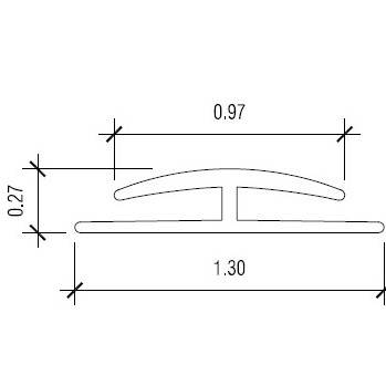 8' ALMOND FRP DIVIDER