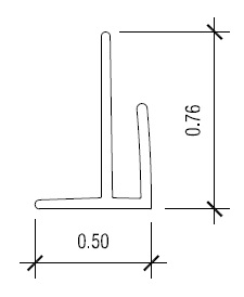 8' ALMOND FRP OUTSIDE CORNER