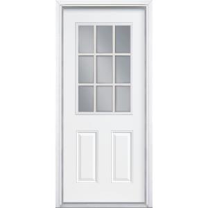 2-8 X 6-8  9 LITE  STEEL S&D LH DOOR