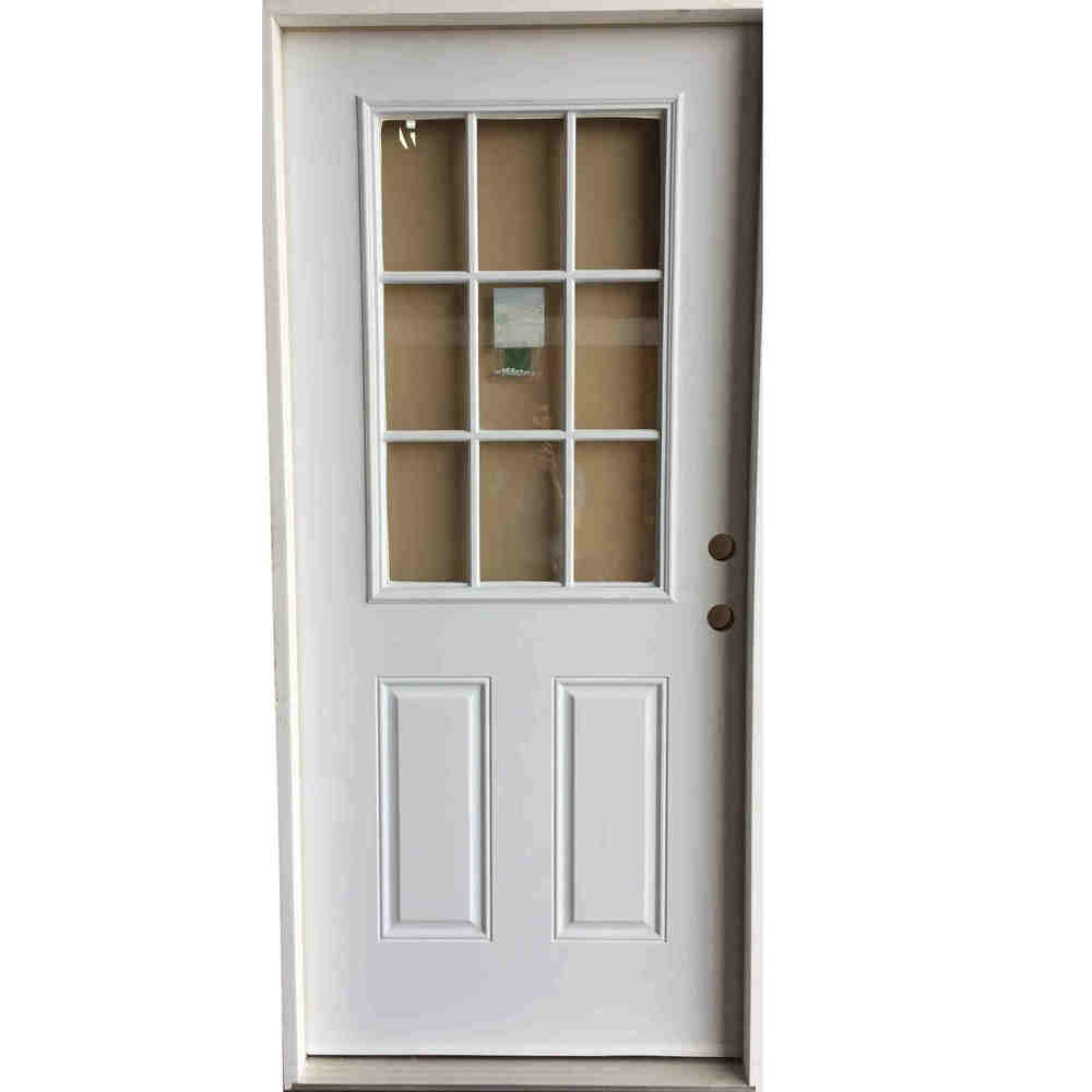 3-0 X 6-8  9 LITE STEEL S&D LH DOOR